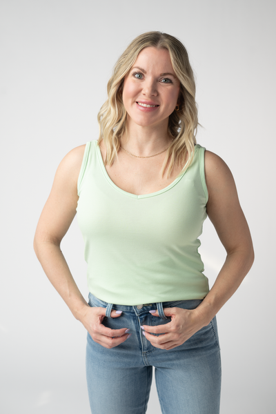 IN STOCK Kennedy Tank - Lime - Pumpkin Patch Co