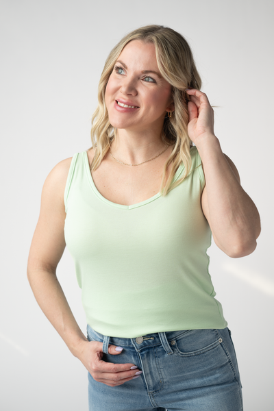 IN STOCK Kennedy Tank - Lime - Pumpkin Patch Co