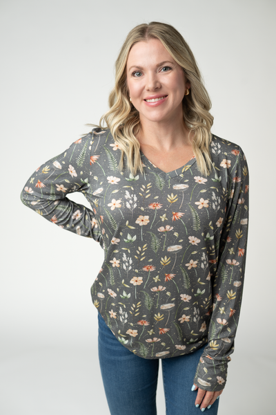 IN STOCK Larissa Long Sleeve - Wildflower Meadow