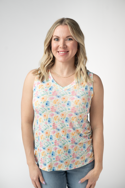 IN STOCK Noelle Tank - Petal Gardens - Pumpkin Patch Co