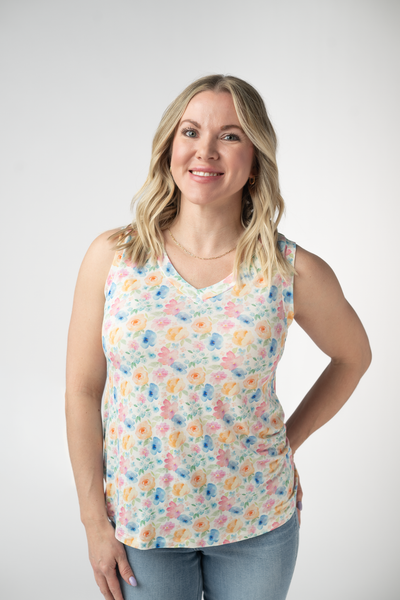 IN STOCK Noelle Tank - Petal Gardens - Pumpkin Patch Co