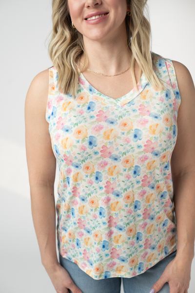 IN STOCK Noelle Tank - Petal Gardens - Pumpkin Patch Co