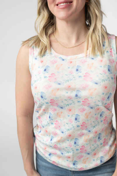 IN STOCK Ava Tank - Petal Gardens - Pumpkin Patch Co