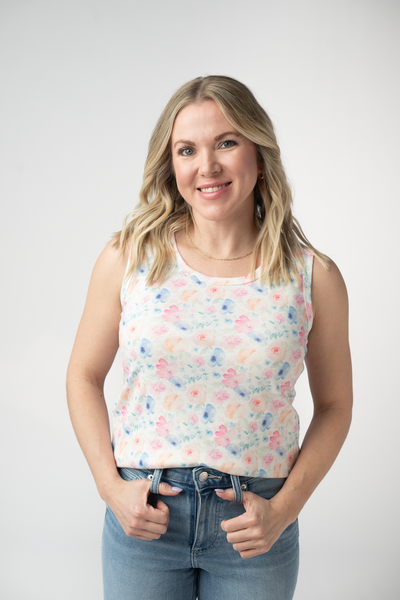 IN STOCK Ava Tank - Petal Gardens - Pumpkin Patch Co