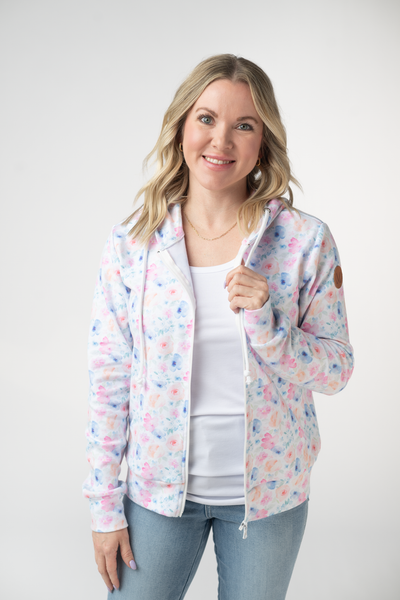 IN STOCK Fullzip Hoodie - Petal Gardens - Pumpkin Patch Co