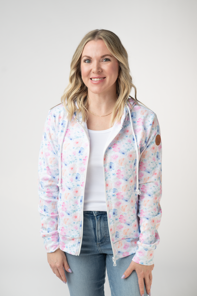 IN STOCK Fullzip Hoodie - Petal Gardens - Pumpkin Patch Co