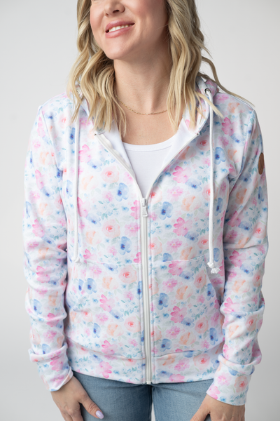 IN STOCK Fullzip Hoodie - Petal Gardens - Pumpkin Patch Co