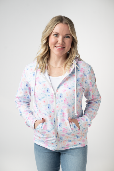 IN STOCK Fullzip Hoodie - Petal Gardens - Pumpkin Patch Co