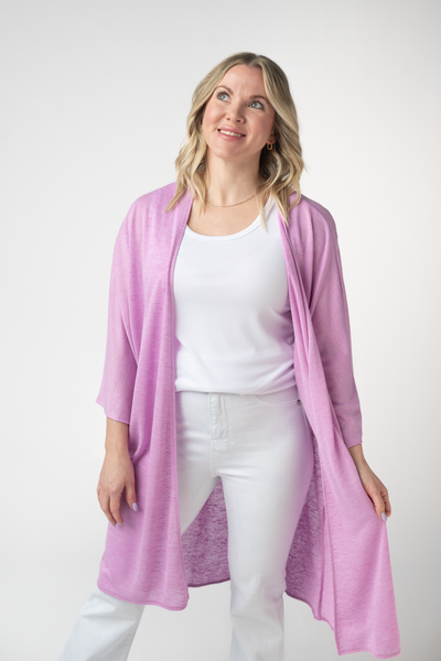 IN STOCK Ellie Cover-Up Kimono - Lilac - Pumpkin Patch Co