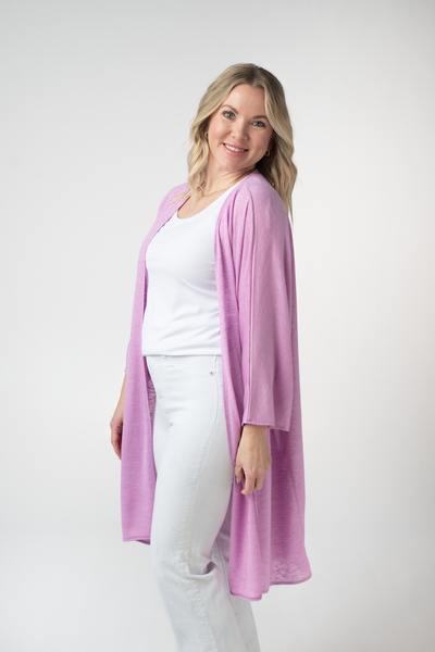 IN STOCK Ellie Cover-Up Kimono - Lilac - Pumpkin Patch Co