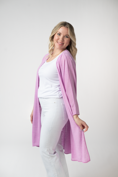 IN STOCK Ellie Cover-Up Kimono - Lilac - Pumpkin Patch Co