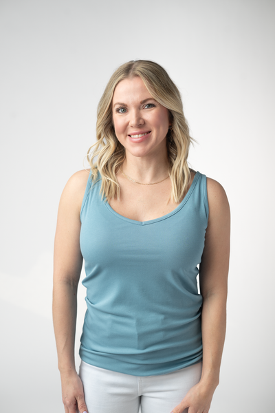 IN STOCK Kennedy Tank - Dusty Blue - Pumpkin Patch Co