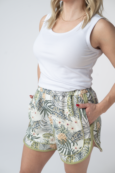IN STOCK Dolphin Shorts - Pineapple Leaf - Pumpkin Patch Co