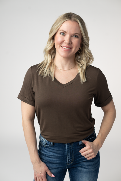 IN STOCK Sophie Top - Brown
