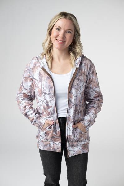 IN STOCK Fullzip Hoodie - Woodsy Camo