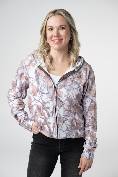 IN STOCK Fullzip Hoodie - Woodsy Camo