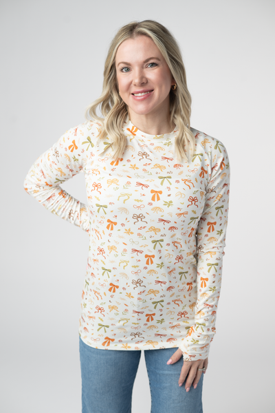 IN STOCK Blair Long Sleeve Top - Harvest Bows