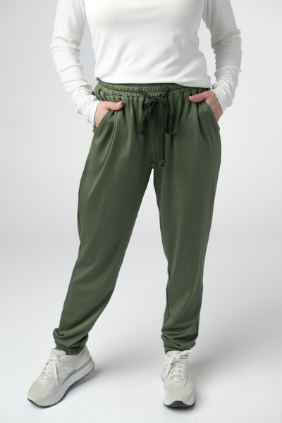 IN STOCK Cloud Joggers - Olive - Pumpkin Patch Co