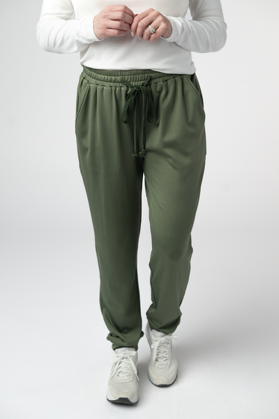 IN STOCK Cloud Joggers - Olive - Pumpkin Patch Co