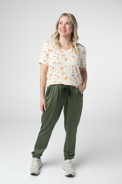 IN STOCK Cloud Joggers - Olive - Pumpkin Patch Co