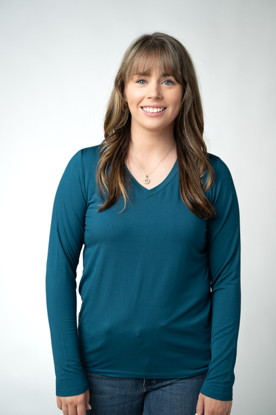 IN STOCK Larissa Long Sleeve - Teal - Pumpkin Patch Co