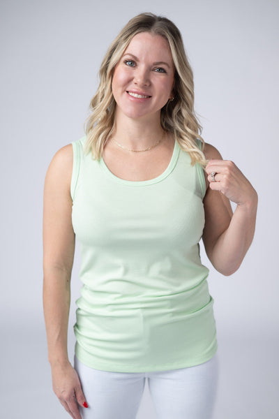 IN STOCK Ava Tank - Lime - Pumpkin Patch Co