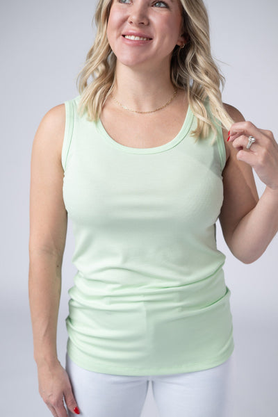 IN STOCK Ava Tank - Lime - Pumpkin Patch Co
