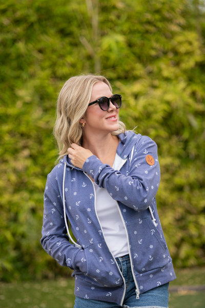 IN STOCK Fullzip Hoodie - Nautical Navy - Pumpkin Patch Co