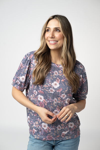 IN STOCK Katie Cozy Top - Blushwood Floral