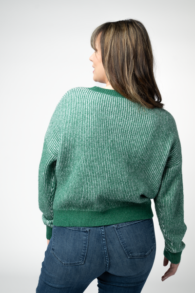IN STOCK Josie Cozy Crew Sweater - Green