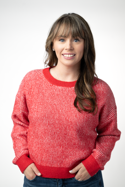 IN STOCK Josie Cozy Crew Sweater - Red