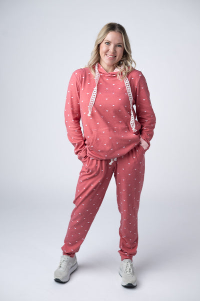 IN STOCK Hailey Pullover Hoodie -Sweetheart Red