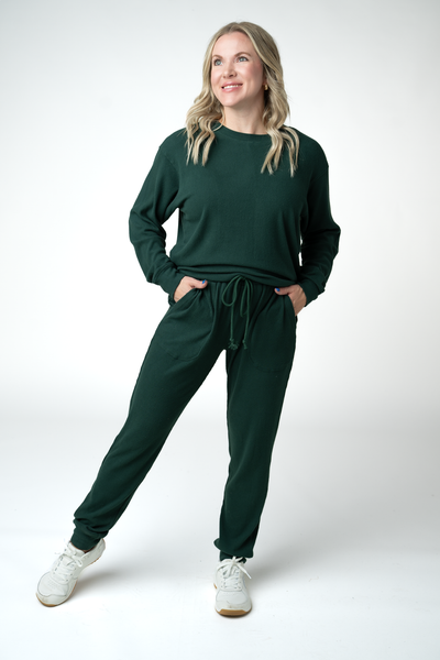 IN STOCK Corrine Joggers - Evergreen