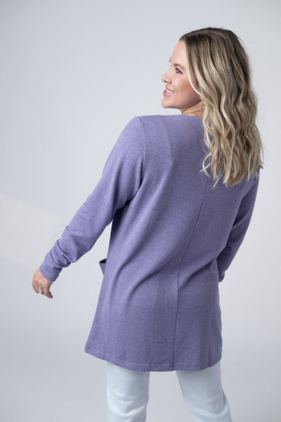 IN STOCK Cori Cardigan - Lavender - Pumpkin Patch Co