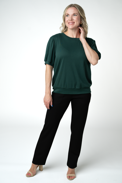 IN STOCK Katie Cozy Top - Evergreen
