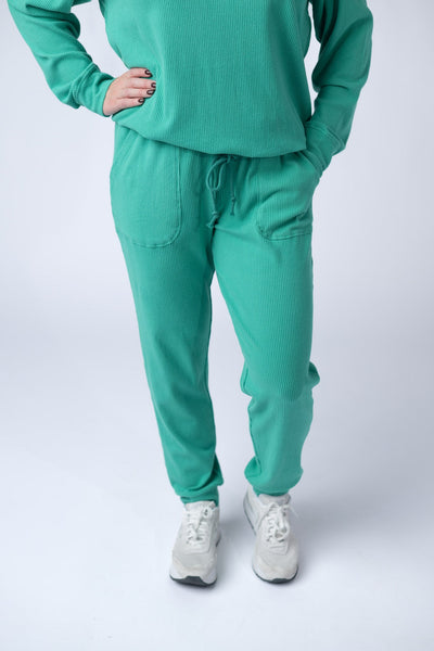 IN STOCK Corrine Joggers - Emerald - Pumpkin Patch Co