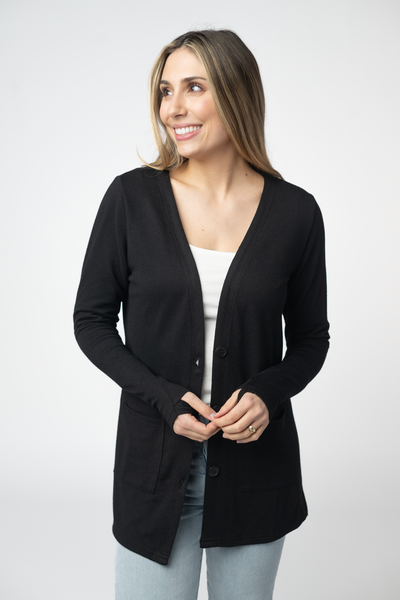 IN STOCK Cori Cardigan - Black - Pumpkin Patch Co