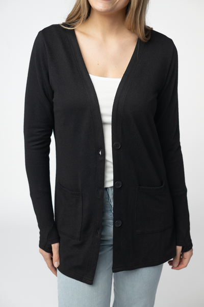 IN STOCK Cori Cardigan - Black - Pumpkin Patch Co