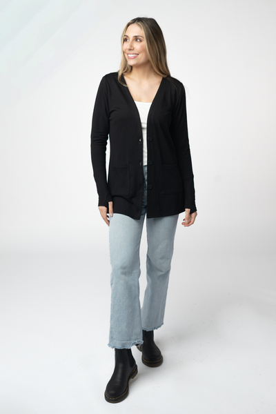 IN STOCK Cori Cardigan - Black - Pumpkin Patch Co