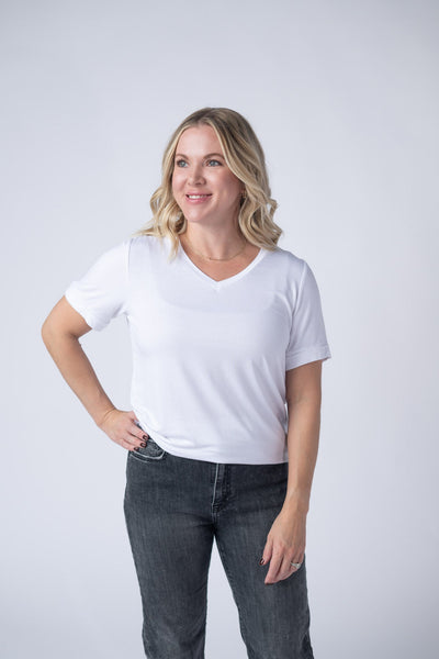 IN STOCK Sophie Top - White - Pumpkin Patch Co