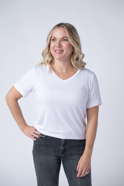 IN STOCK Sophie Top - White - Pumpkin Patch Co