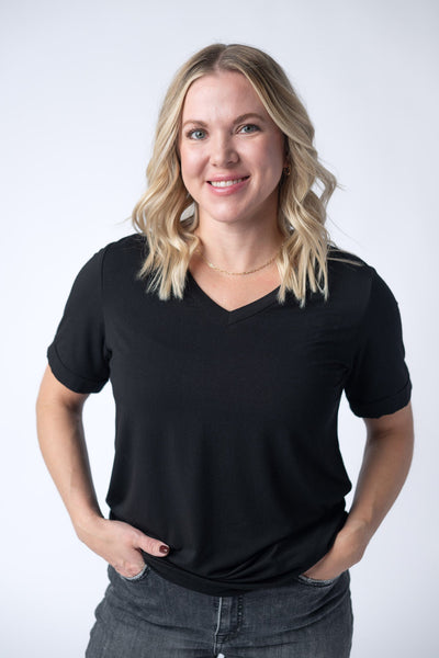 IN STOCK Sophie Tee - Black - Pumpkin Patch Co