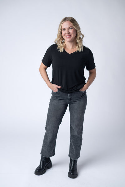 IN STOCK Sophie Tee - Black - Pumpkin Patch Co