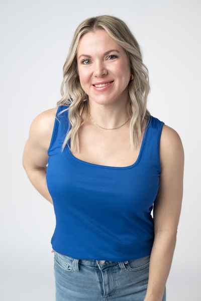 IN STOCK Rachel Ribbed Tank - Royal Blue - Pumpkin Patch Co