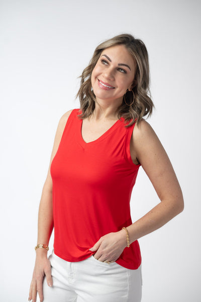 IN STOCK Noelle Tank - Red - Pumpkin Patch Co