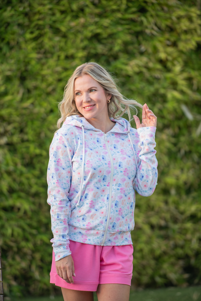 IN STOCK Fullzip Hoodie - Petal Gardens - Pumpkin Patch Co