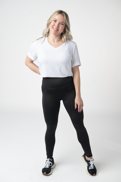 IN STOCK Athleisure Leggings - Black - Pumpkin Patch Co