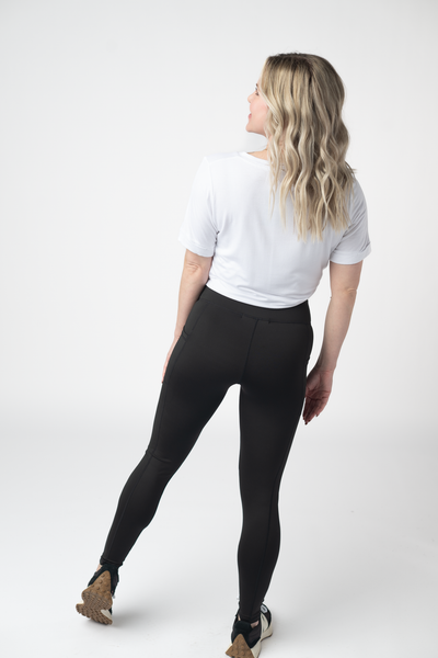 IN STOCK Athleisure Leggings - Black - Pumpkin Patch Co