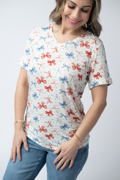 IN STOCK Sophie Top - American Bows - Pumpkin Patch Co