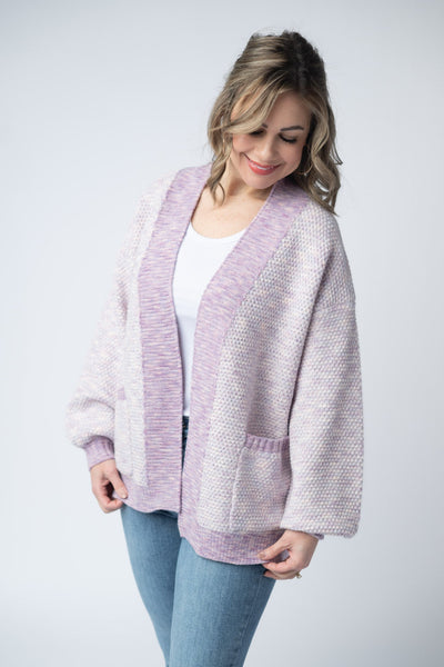 IN STOCK Kinsley Cardigan - Purple Mix - Pumpkin Patch Co